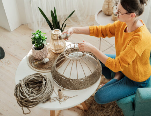 lampa diy